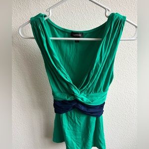 Bebe blouse with tie Xs